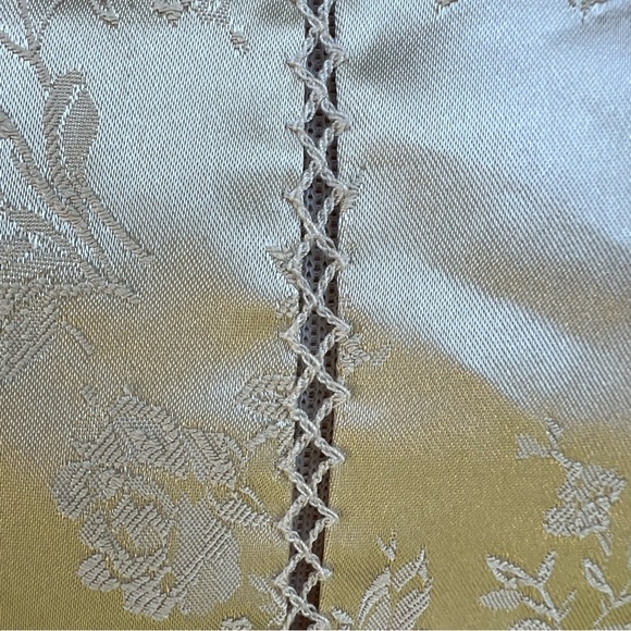 VTG 90s Y2K Victoria's Secret Cropped Bustier Style Camisole Top Champagne Med - Picture 7 of 10